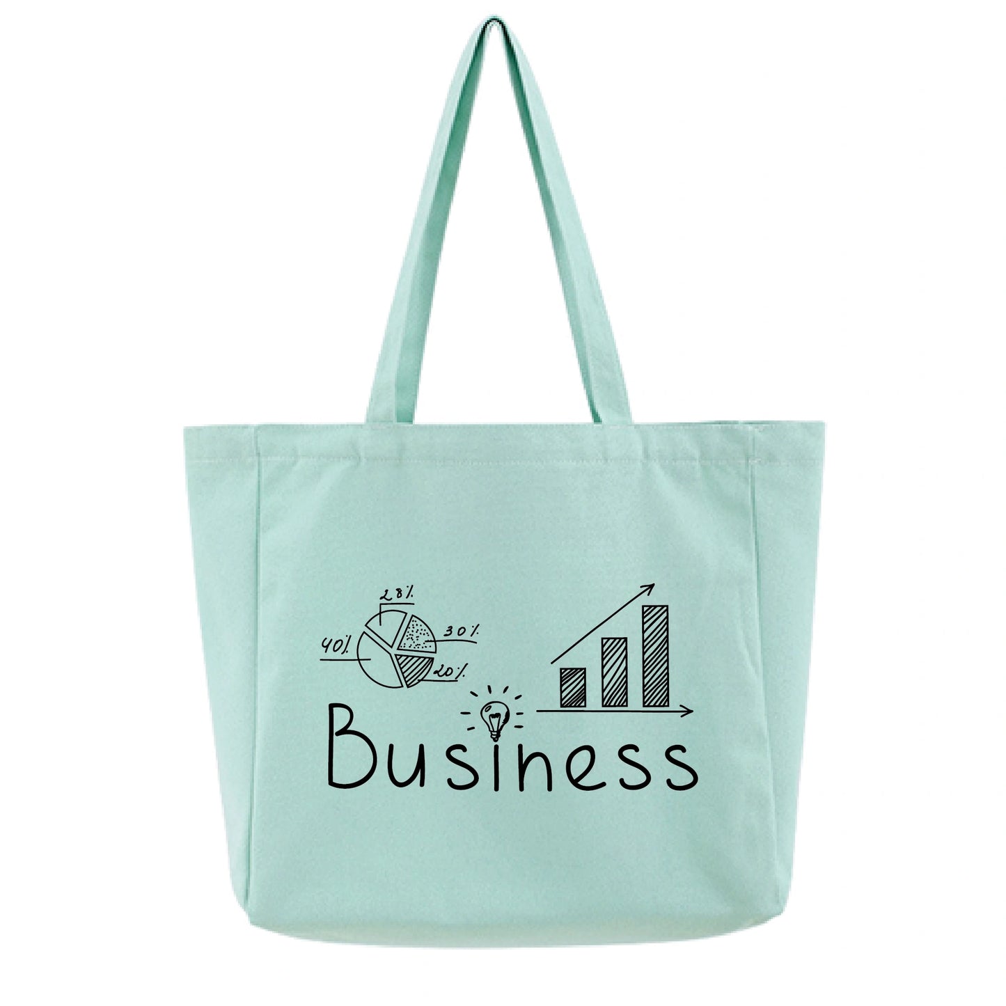 SP Canvas Tote Bag (Light Green)