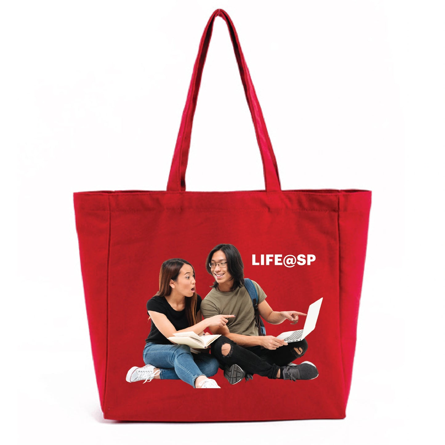 SP Canvas Tote Bag (Red)